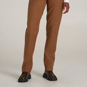 American Tall High-Waisted Carpenter Pocket Pants for Tall Women in Nutshell Siz